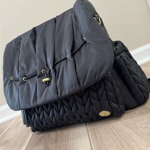 HAPP Levy Backpack Black Diaper Bag EXCELLENT Condition